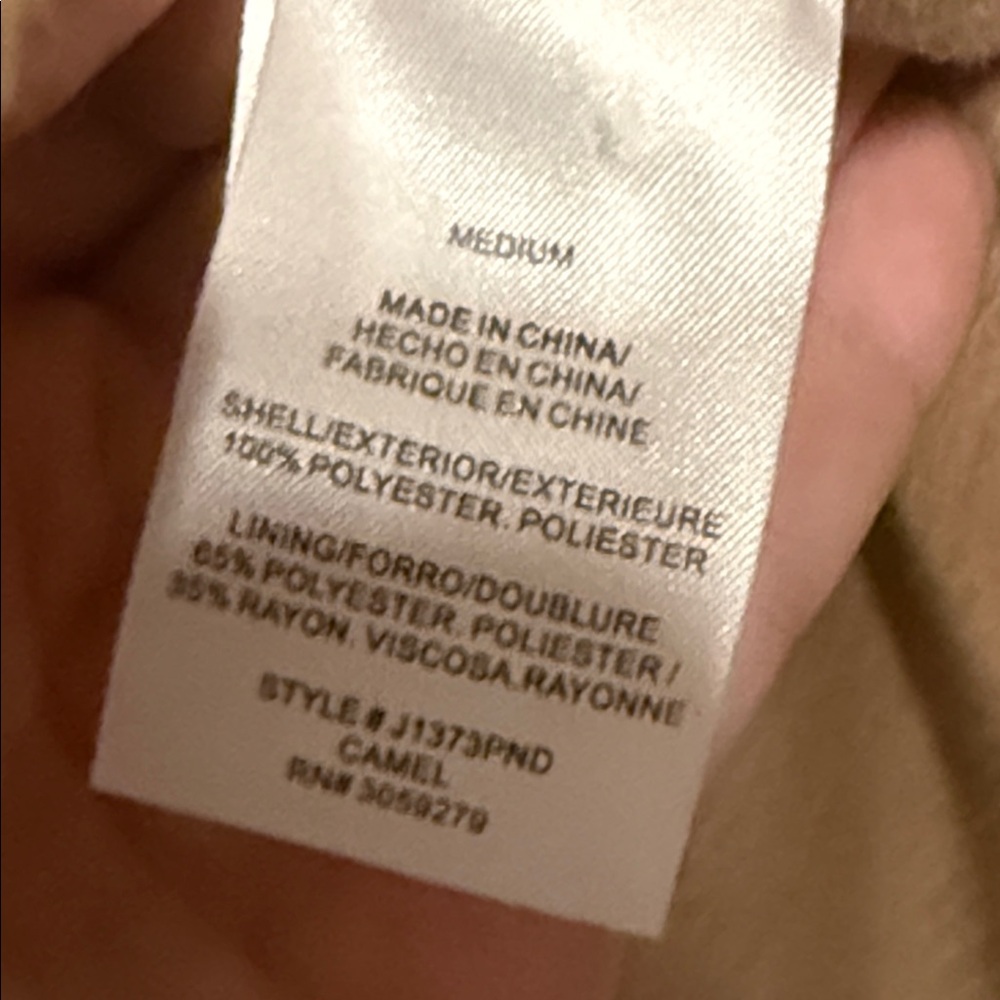 Thread & Supply Beige Shacket- Size Medium - image 8